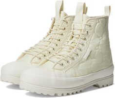 Кроссовки 2644 alpina quilted nylon Superga, цвет Off White