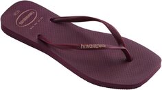 Шлепанцы Slim Logo Pop-Up Flip Flops Havaianas, цвет Purple Soil