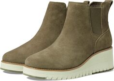 Ботинки Челси Zerogrand City Wedge Boot Waterproof Cole Haan, цвет Stone Gray Suede