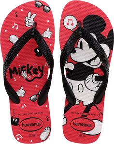 Шлепанцы Top Disney Flip Flop Sandal Havaianas, цвет Ruby Red/Black