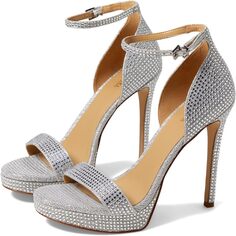 Босоножки Jordyn Platform Sandal MICHAEL Michael Kors, цвет Silver