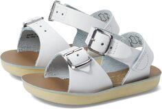 Сандалии на плоской подошве Surfer Hook &amp; Loop Salt Water Sandal by Hoy Shoes, белый