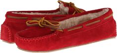 Тапочки Cally Slipper Minnetonka, цвет Red Suede