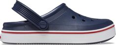 Сабо Off Court Clog Crocs, цвет Navy/Pepper