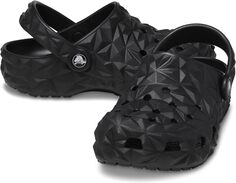 Сабо Classic Geometric Clog Crocs, черный