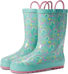 Резиновые сапоги Confetti Rainbow Rain Boots Western Chief, цвет Turquoise