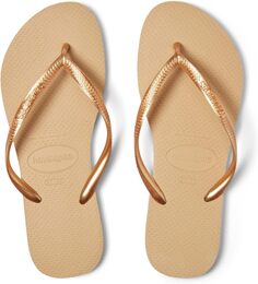 Шлепанцы Slim Flip Flop Sandal Havaianas, цвет Golden