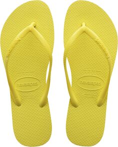 Шлепанцы Slim Flip Flop Sandal Havaianas, цвет Pixel Yellow