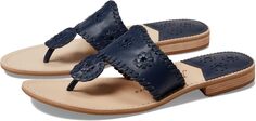 Шлепанцы Jacks Flat Sandal Jack Rogers, цвет Midnight Navy/Midnight Navy