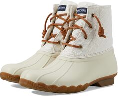 Резиновые сапоги Saltwater Boot Sperry, цвет Ivory/Gold