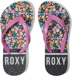 Шлепанцы Viva Stamp II Roxy, цвет Black/Floral