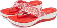 Шлепанцы Arla Glison Clarks, цвет Grenadine Abstrct Textile