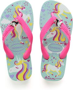 Шлепанцы Fantasy Flip Flop Sandal Havaianas, цвет Ice Blue/Shocking Pink