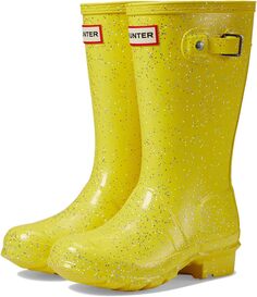 Резиновые сапоги Original Giant Glitter Wellington Boots Hunter, цвет Illuminating Yellow