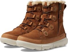 Зимние ботинки Explorer Next Joan Dual Zip Waterproof SOREL, цвет Velvet Tan/Fawn