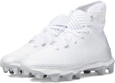 Бутсы Football Highlight Rubber Molded Under Armour, цвет White/Metallic Silver/Metallic Silver