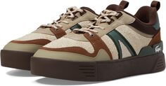 Кроссовки L002 223 5 CFA Lacoste, цвет Dark Brown/Light Brown