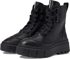 Ботинки на шнуровке Caribou X Boot Lace Waterproof SOREL, цвет Black/Sea Salt