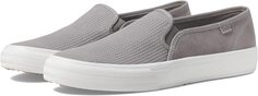 Кроссовки Double Decker Slip On Keds, цвет Grey Houndstooth