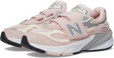 Кроссовки Fuelcell 990V6 Hook-and-Loop New Balance, цвет Pink Haze/White