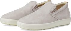 Кроссовки Soft 7 Casual Slip-On Sneaker ECCO, цвет Grey Rose/Powder