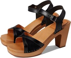 Босоножки Triangle Sandal Swedish Hasbeens, цвет Nero Suede/Black