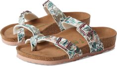 Сандалии на плоской подошве Mayari Vegan Birkenstock, цвет Light Rose Paisely Birko-Flor