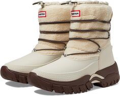 Зимние ботинки Wanderer Short Sherpa Snow Boot Hunter, цвет White Willow/Brown Bolt