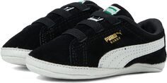Обувь для малышей Suede Classic Crib PUMA, цвет Puma Black/Puma White