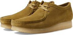 Кроссовки Wallabee Clarks, цвет Mid Green Suede