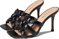 Босоножки Kellie Leather Sandal COACH, черный