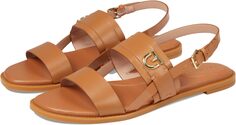 Сандалии на плоской подошве Charlotte Flat Sandal Cole Haan, цвет Pecan Leather