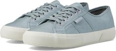 Кроссовки 2750 Pearl Matte Canvas Superga, цвет Grey Greenish/Full Avorio