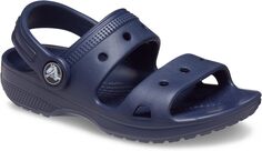 Сандалии на плоской подошве Classic Sandal Crocs, цвет New Navy