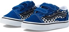 Кроссовки Old Skool V Vans, цвет Reflective Flame True Blue