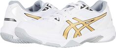 Кроссовки GEL-Rocket 10 Volleyball Shoe ASICS, цвет White/Pure Gold