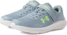 Кроссовки Pursuit 3 AC Under Armour, цвет Harbor Blue/Black/Lime Surge