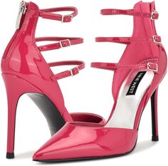 Туфли Frann 3 Nine West, цвет Magenta Patent