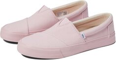 Кроссовки Alpargata Fenix Slip-On TOMS, цвет Chalky Pink Washed Canvas