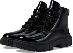 Ботинки на шнуровке Greyfield Leather Boot Timberland, цвет Black Full Grain Patent