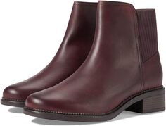 Ботильоны Maye Palm Clarks, цвет Bordeaux Leather