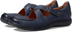 Балетки Un Loop Strap Clarks, цвет Navy Leather