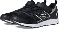 Кроссовки Fresh Foam 650v1 Bungee Lace with Top Strap New Balance, цвет Black/Metallic Silver