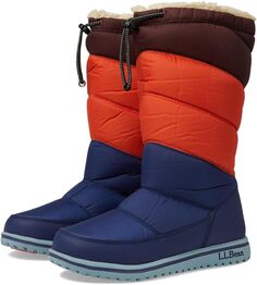 Зимние ботинки Ultralight Water Resistant Snow Boot Tall L.L.Bean, цвет Night/Orange L.L.Bean®