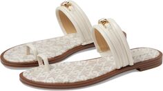 Сандалии на плоской подошве Veronica Flat Sandal MICHAEL Michael Kors, цвет Light Cream