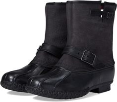 Сапоги Bean Boot 10&quot; Engineer Buckle Flannel Lined L.L.Bean, цвет Darkest Graphite/Black/Black/Red Black Check L.L.Bean®