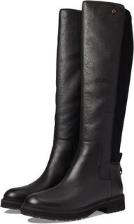 Сапоги Waterproof Greenwich Tall Boot Cole Haan, цвет Black Leather/Stretch Black
