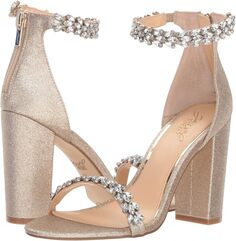 Босоножки Mayra Jewel Badgley Mischka, цвет Light Gold