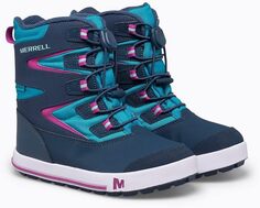Зимние ботинки Snow Bank 3.0 Waterproof Merrell, цвет Navy/Turquoise