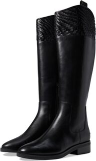 Сапоги Hampshire Riding Boot Cole Haan, цвет Black Leather/Black Suede
